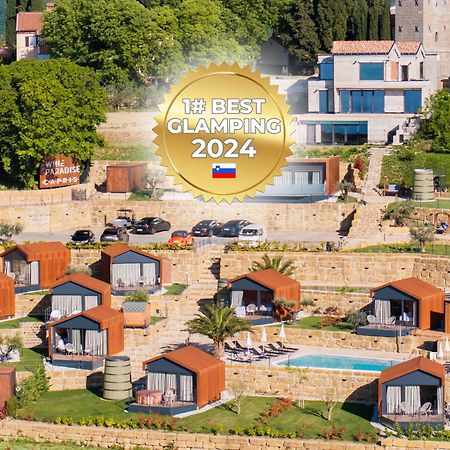 Wine Paradise - Glamping Resort Marezige Bagian luar foto